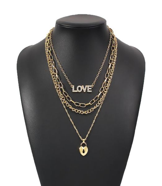 fashion multi layer pendants necklaces for women gold metal letter love heart necklace brand design jewelry gift4047144, Silver
fashion multi layer pendants necklaces for women gold metal letter love heart necklace brand design jewelry gift4047144, Silver