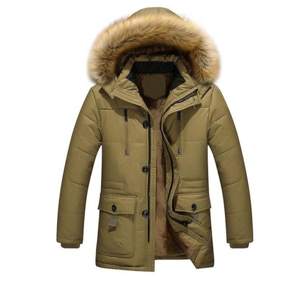 men windproof solid color faux fur collar hooded winter thicken parkas jacket7520924, Black
men windproof solid color faux fur collar hooded winter thicken parkas jacket7520924, Black