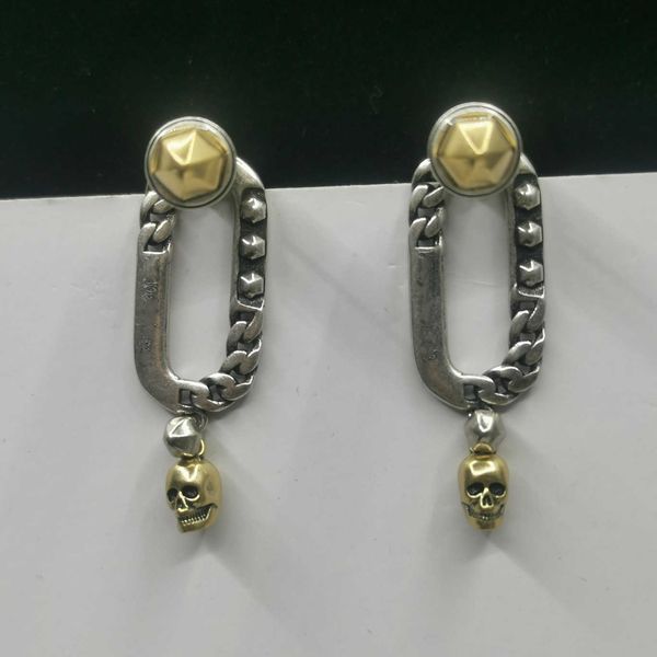alexander earrings old 22 new paper clips skull head earrings feminine punk style geometric pins and diamond earrings, Golden
alexander earrings old 22 new paper clips skull head earrings feminine punk style geometric pins and diamond earrings, Golden