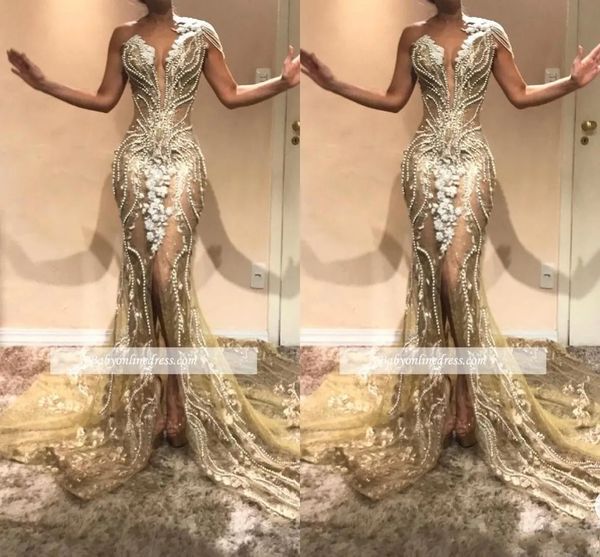luxury beading pearls one shoulder tulle mermaid evening dresses lace appliqued front split prom dresses party pageant gowns bc0614, Black;red
luxury beading pearls one shoulder tulle mermaid evening dresses lace appliqued front split prom dresses party pageant gowns bc0614, Black;red