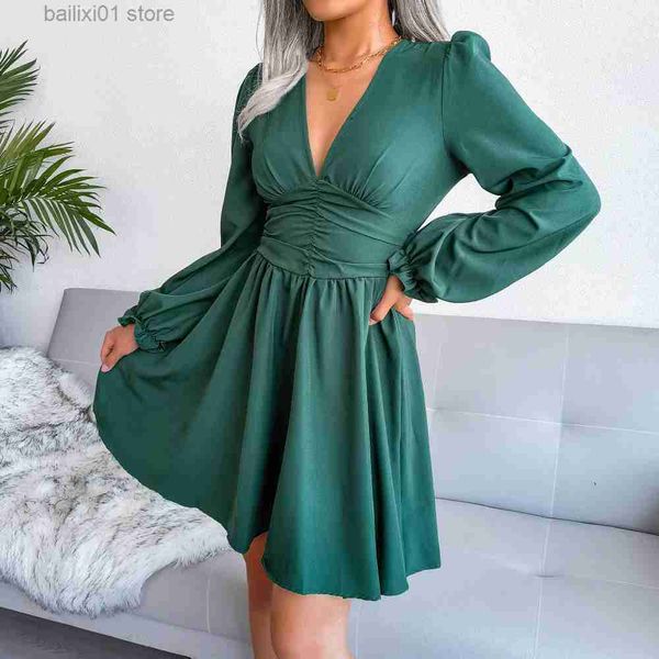 basic casual dresses ficusrong autumn winter women v neck solid colorl dress a line waist chiffon pleated chic dress t230817, Black;gray
basic casual dresses ficusrong autumn winter women v neck solid colorl dress a line waist chiffon pleated chic dress t230817, Black;gray