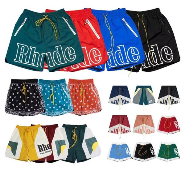 rh designer men limited rhude shorts summer swim short knee length hip hop high street sports training beach pants mens elastic waist mesh s, White;black
rh designer men limited rhude shorts summer swim short knee length hip hop high street sports training beach pants mens elastic waist mesh s, White;black