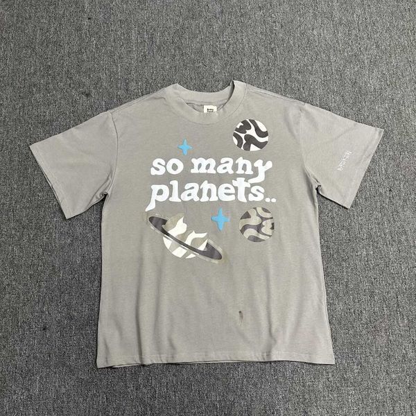 broken planet "so many planets " foam printed t-shirt with many planets short sleeved, White;black
broken planet "so many planets " foam printed t-shirt with many planets short sleeved, White;black