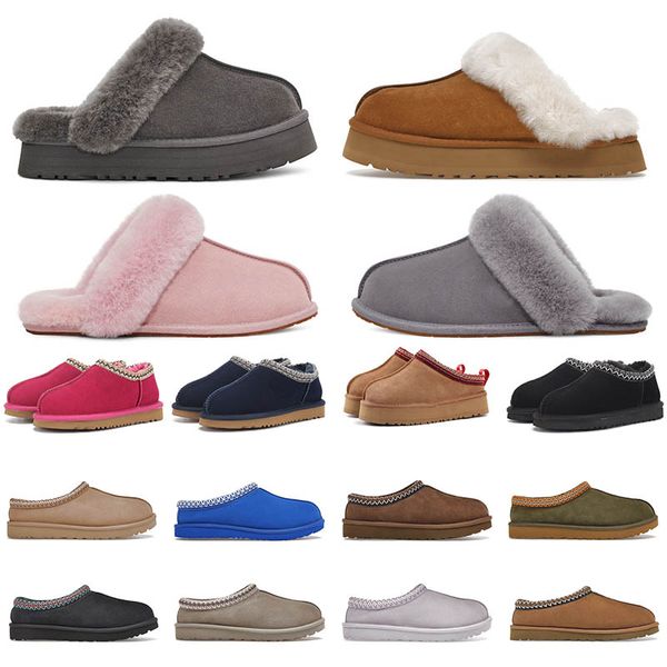 tasman slippers chestnut fur slides sheepskin shearling tazz mules women men ultra mini platform boot slip-on shoes suede upper comfort fall, Black
tasman slippers chestnut fur slides sheepskin shearling tazz mules women men ultra mini platform boot slip-on shoes suede upper comfort fall, Black