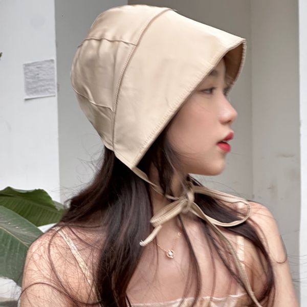 wide brim hats bucket hats japanese retro loli hats women y2k spring and summer travel sunshade luxury satin strap bucket hat cute solid col, Blue;gray
wide brim hats bucket hats japanese retro loli hats women y2k spring and summer travel sunshade luxury satin strap bucket hat cute solid col, Blue;gray