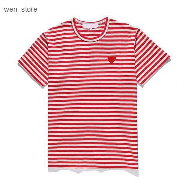 cdg fashion mens play t shirt designer red heart commes casual women shirts des badge garcons high quanlity tshirts cotton embroidery stripe, White;black
cdg fashion mens play t shirt designer red heart commes casual women shirts des badge garcons high quanlity tshirts cotton embroidery stripe, White;black