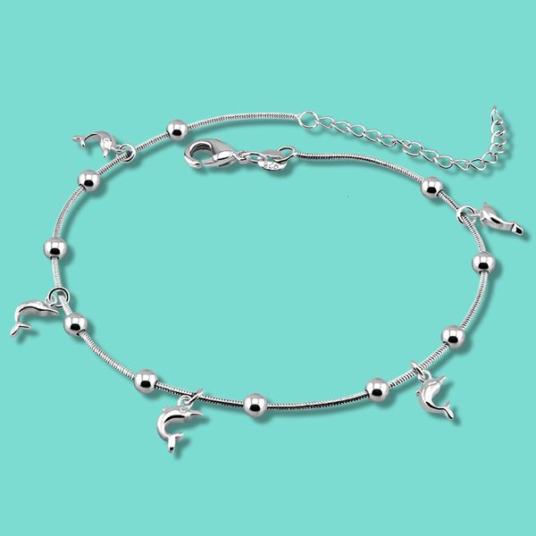 anklets women's 925 sterling silver anklet minimalist dolphin pendant solid silver ankle bracelet femal 28cm chain summer beach jewelry, Red;blue
anklets women's 925 sterling silver anklet minimalist dolphin pendant solid silver ankle bracelet femal 28cm chain summer beach jewelry, Red;blue