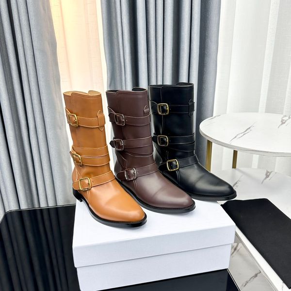 new leather ankle boots hardware buckle oxskin boots pointed boots casual fashion unique design women's boots designer shoes factory sh, Black
new leather ankle boots hardware buckle oxskin boots pointed boots casual fashion unique design women's boots designer shoes factory sh, Black