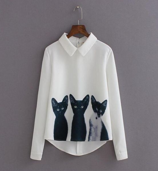 2017 new fashion cats printed pullover shirts long sleeve casual women korean white blouse t255690444262908
2017 new fashion cats printed pullover shirts long sleeve casual women korean white blouse t255690444262908