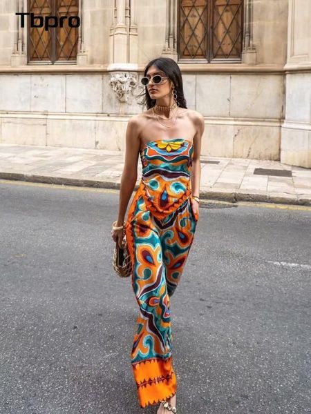 womens two piece pants women printed fashion blouse outfits summer causal vintage color match totem sling drawstring straight long trousres, White 
womens two piece pants women printed fashion blouse outfits summer causal vintage color match totem sling drawstring straight long trousres, White