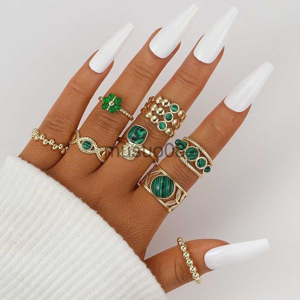 band rings vintage real gold plated copper rings set for women metal gold color geometric turquoise ring 8pcs set 2023 trendy jewelry j23081, Silver
band rings vintage real gold plated copper rings set for women metal gold color geometric turquoise ring 8pcs set 2023 trendy jewelry j23081, Silver
