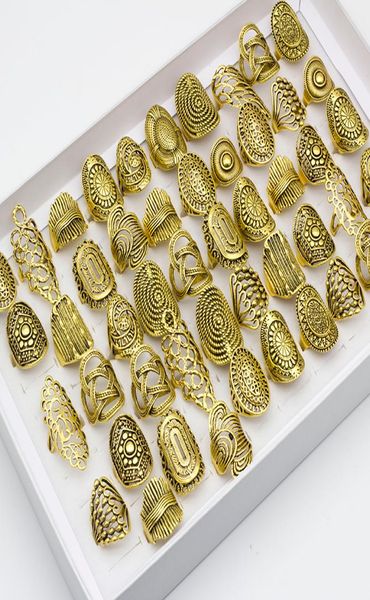 20 pcslot vintage carved flower band ring mix styles ancient gold color hollows whole jewelry party gifts6199304, Silver
20 pcslot vintage carved flower band ring mix styles ancient gold color hollows whole jewelry party gifts6199304, Silver