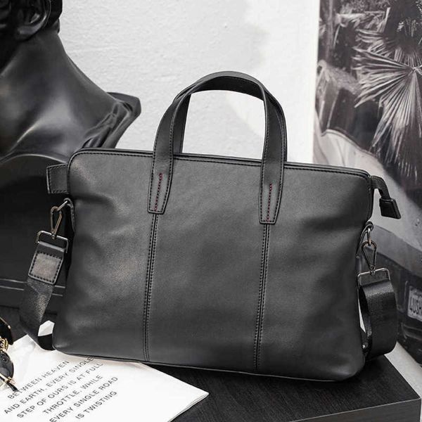 men's horizontal business briefcase trend leisure document portable backpack computer file bag 230817
men's horizontal business briefcase trend leisure document portable backpack computer file bag 230817