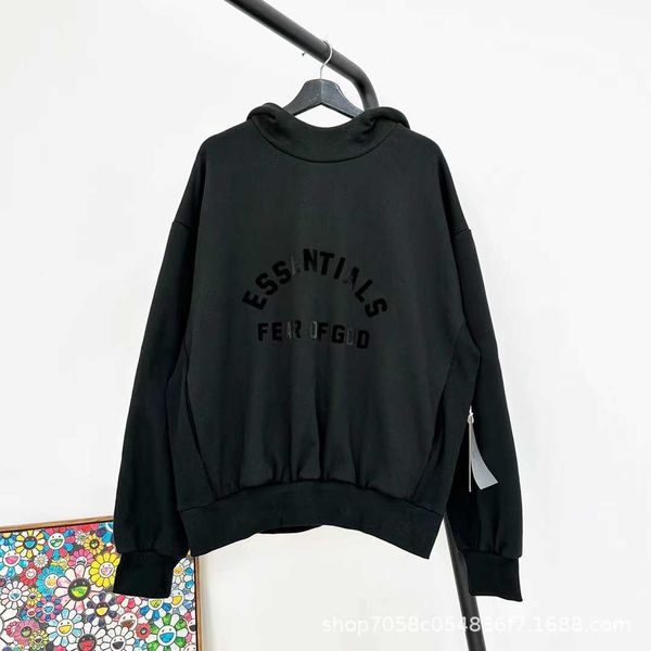 ess hoodie fog 23ss double thread silicone letter hooded sweatshirt for men and women's couple essentials loose relaxed hoodie, Black
ess hoodie fog 23ss double thread silicone letter hooded sweatshirt for men and women's couple essentials loose relaxed hoodie, Black