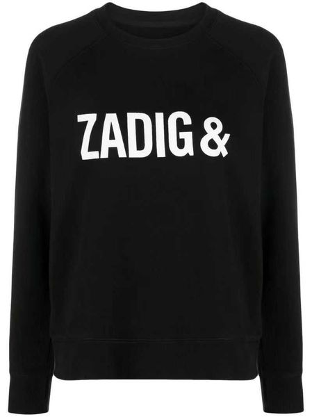 zadig voltaire designer hoodie zv classic letter slogan print round neck raglan sleeve cotton women's sweater, Black
zadig voltaire designer hoodie zv classic letter slogan print round neck raglan sleeve cotton women's sweater, Black