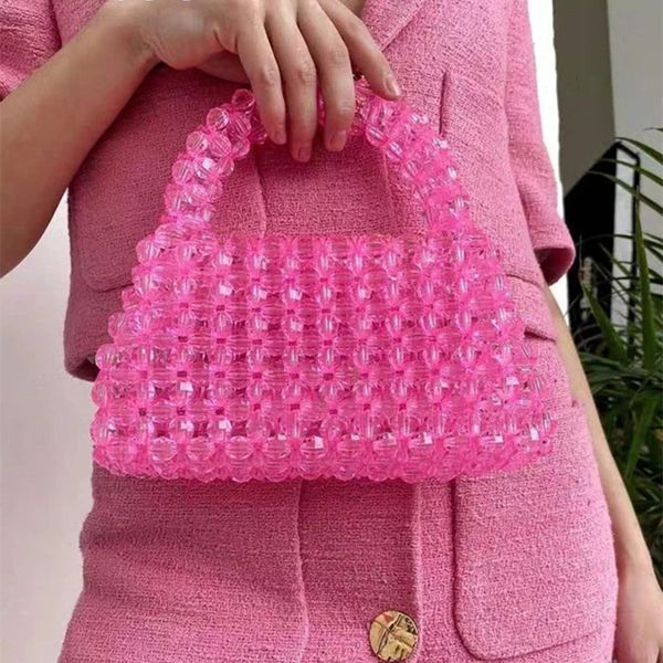 evening bags pearl bag clear acrylic crystal stone bead box designer brand handbag women handmade summer party small bucket purse 230816
evening bags pearl bag clear acrylic crystal stone bead box designer brand handbag women handmade summer party small bucket purse 230816