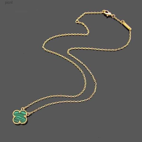 2023-womens luxury designer necklace fashion clover cleef pendant 18k gold necklaces jewelry1754, Silver
2023-womens luxury designer necklace fashion clover cleef pendant 18k gold necklaces jewelry1754, Silver