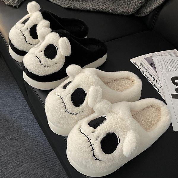 halloween fluffy slippers cotton slipper women man winter home skull cute funny couple outdoor fashion designers shoes, Black
halloween fluffy slippers cotton slipper women man winter home skull cute funny couple outdoor fashion designers shoes, Black