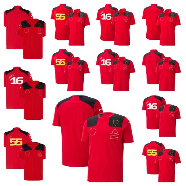 2023 f1 team uniform no.55 and no.16 driver t-shirts polo shirts for men and women plus size racing shirts casual breathable quick-drying cl
2023 f1 team uniform no.55 and no.16 driver t-shirts polo shirts for men and women plus size racing shirts casual breathable quick-drying cl
