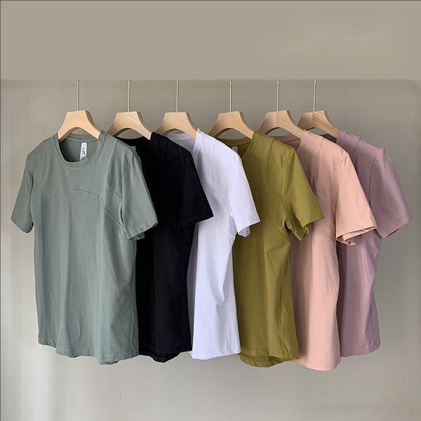 ulu yoga wear with women's summer sports short-sleeved t-shirt professional running breathable quick drying fitness wear
ulu yoga wear with women's summer sports short-sleeved t-shirt professional running breathable quick drying fitness wear