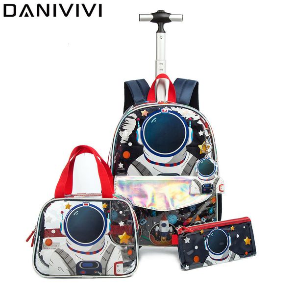 school bags space astronaut 16inch school backpack with wheels transparent pvc school bags for kids kawaii backpack with lunch box 230816
school bags space astronaut 16inch school backpack with wheels transparent pvc school bags for kids kawaii backpack with lunch box 230816
