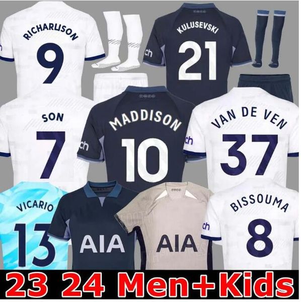 men kids 23 24 son maddison soccer jersey 2023 2024 richarlison football shirt perisic lenglet romero kulusevski bentancur richarlison kane, Black;yellow
men kids 23 24 son maddison soccer jersey 2023 2024 richarlison football shirt perisic lenglet romero kulusevski bentancur richarlison kane, Black;yellow