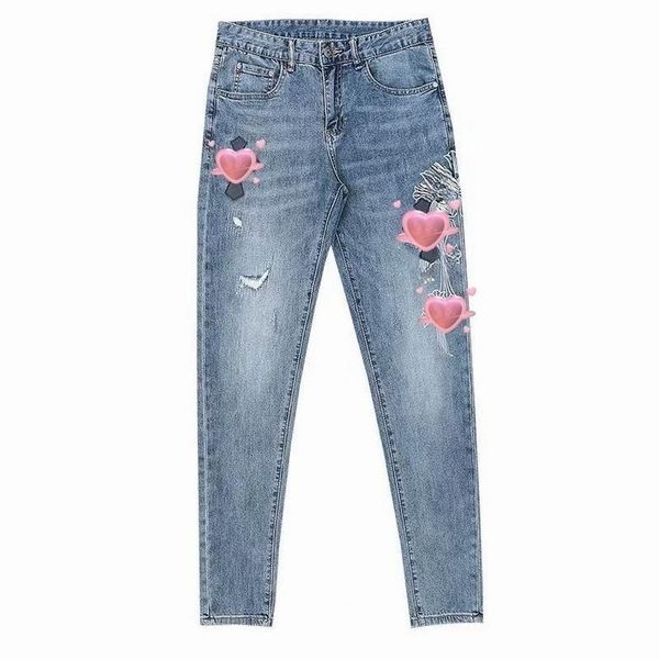 2023 designer mens jeans high street purple for men women pants womens oversize ripped patch hole denim straight fashion streetwear slim, Blue
2023 designer mens jeans high street purple for men women pants womens oversize ripped patch hole denim straight fashion streetwear slim, Blue