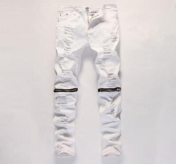 ankle zipper mens jeans slim straight distressed hole ripped jeans men black white red skinny jogger pants male designer trouser1974800, Blue
ankle zipper mens jeans slim straight distressed hole ripped jeans men black white red skinny jogger pants male designer trouser1974800, Blue