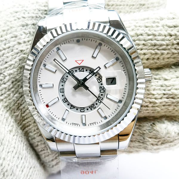 diving man's watch fully automatic mechanical pilot 42mm 336934 round white dial multi-functional oyster steel folding buckle high-perf, Slivery;brown
diving man's watch fully automatic mechanical pilot 42mm 336934 round white dial multi-functional oyster steel folding buckle high-perf, Slivery;brown