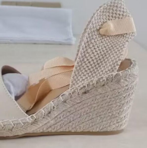 sandals for women designer straw woven high heels with thick soles summer beach luxury sheepskin loafer gift banquet, Black
sandals for women designer straw woven high heels with thick soles summer beach luxury sheepskin loafer gift banquet, Black