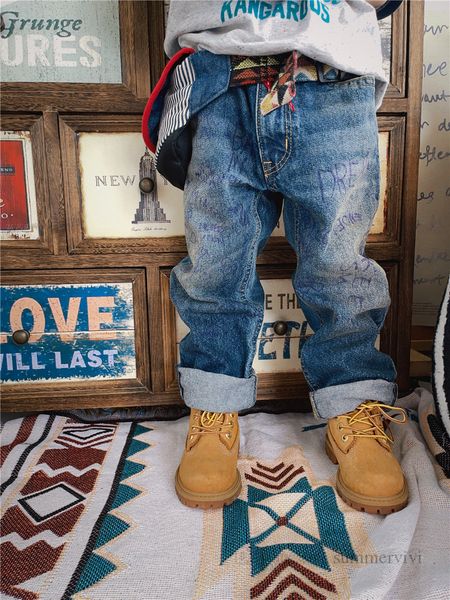 2023 autumn winter kids jeans boys girls letter printed denim pants 2023 autumn children loose casual cowboy trousers z3553v, Blue
2023 autumn winter kids jeans boys girls letter printed denim pants 2023 autumn children loose casual cowboy trousers z3553v, Blue