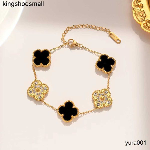 van clover bracelet luxury designer jewelry four leaf bracelets 18k gold plate agate diamond fashion van love charm chain for women wedding, Golden;silver
van clover bracelet luxury designer jewelry four leaf bracelets 18k gold plate agate diamond fashion van love charm chain for women wedding, Golden;silver