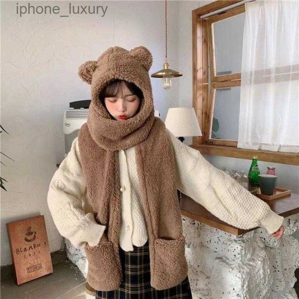bandanas ski mask cute bear ear hat scarf gloves set balaclava with ears winter bandana lamb velvet solid fleece girl kawaii present, Blue;gray
bandanas ski mask cute bear ear hat scarf gloves set balaclava with ears winter bandana lamb velvet solid fleece girl kawaii present, Blue;gray