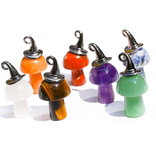 natural crystal stone halloween hat mushroom pendant amethyst aventurine charms diy necklaces for women men jewelry, Bronze;silver
natural crystal stone halloween hat mushroom pendant amethyst aventurine charms diy necklaces for women men jewelry, Bronze;silver