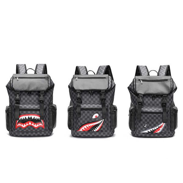 backpack checkered backpack korean casual pu anti splashing and wearresistant large capacity computer bag 230708
backpack checkered backpack korean casual pu anti splashing and wearresistant large capacity computer bag 230708