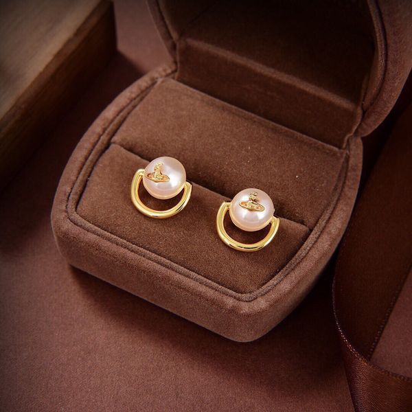 woman stud designer earrings gold hoop earing vivian orecchini luxury women saturn pearl earings westwood jewelry 5656, Golden;silver
woman stud designer earrings gold hoop earing vivian orecchini luxury women saturn pearl earings westwood jewelry 5656, Golden;silver
