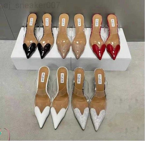 designer alaia women sandals luxury sparkling crystal heart shaped pointed dress sxey heart shaped mule in sandals fashion banquet high heel, Black
designer alaia women sandals luxury sparkling crystal heart shaped pointed dress sxey heart shaped mule in sandals fashion banquet high heel, Black