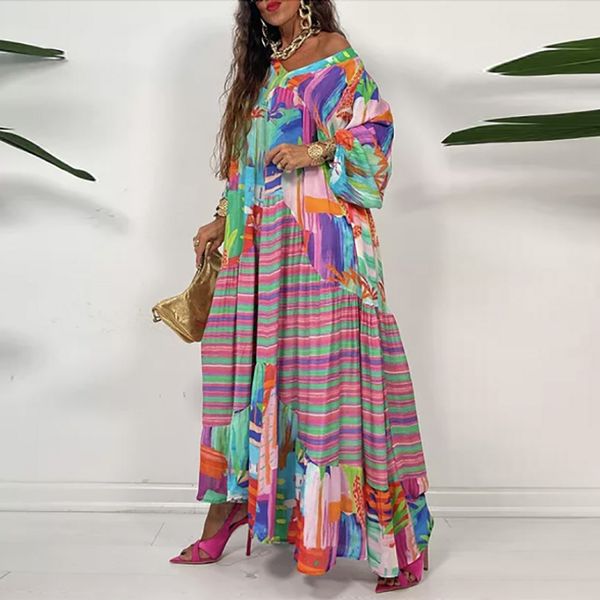 basic casual dresses fashion retro loose boho print maxi dress casual v-neck long sleeve autumn beach dress harajuku pattern ladies party dr, Black;gray
basic casual dresses fashion retro loose boho print maxi dress casual v-neck long sleeve autumn beach dress harajuku pattern ladies party dr, Black;gray