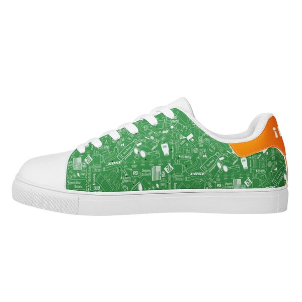 diy shoes men's casual shoes women's outdoor shoes custom shoes white toe cap and green patterned shoe body
diy shoes men's casual shoes women's outdoor shoes custom shoes white toe cap and green patterned shoe body