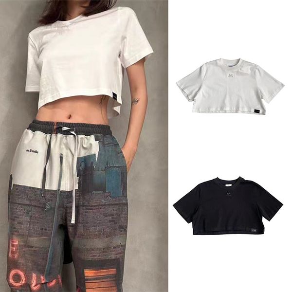 summer fashion casual crop women designer slim t-shirts letter embroidery elegant female short sleeve, White
summer fashion casual crop women designer slim t-shirts letter embroidery elegant female short sleeve, White