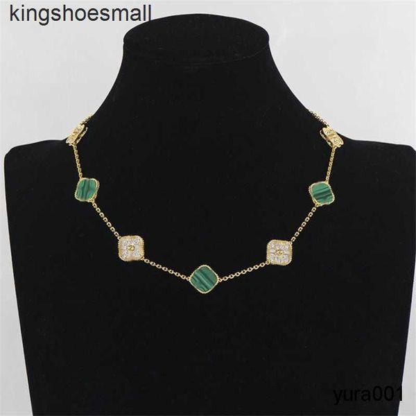 designer necklace van clover necklace gold pendant 10 four leaf diamond luxury classic necklaces for womens long chain jewellery titanium si, Silver
designer necklace van clover necklace gold pendant 10 four leaf diamond luxury classic necklaces for womens long chain jewellery titanium si, Silver