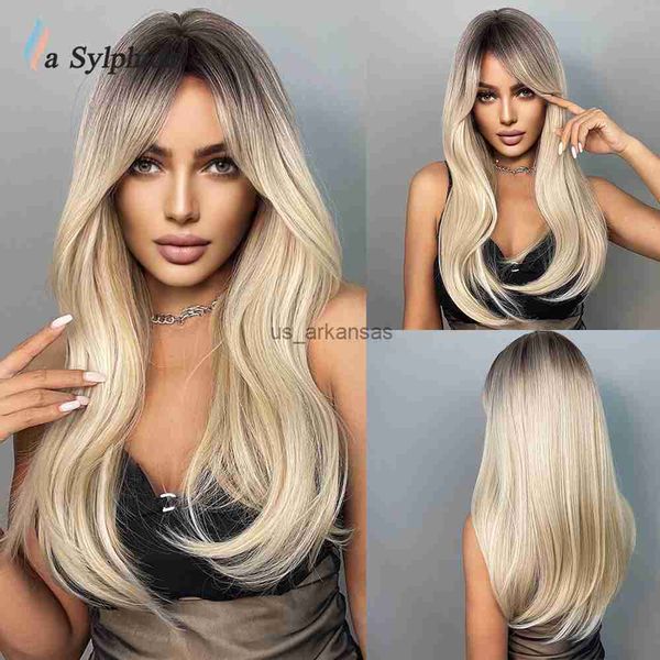 synthetic wigs la sylphide long wave blond wig for women synthetic wig with bangs daily party natural hair wig heat resistant hkd230818, Black
synthetic wigs la sylphide long wave blond wig for women synthetic wig with bangs daily party natural hair wig heat resistant hkd230818, Black