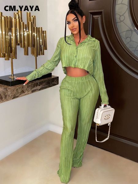 womens two piece pants cmyaya street pleated set long sleeve mini blouse shirt and straight suit 2 outfits tracksuit 230817, White
womens two piece pants cmyaya street pleated set long sleeve mini blouse shirt and straight suit 2 outfits tracksuit 230817, White