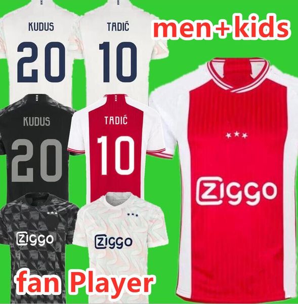 new 23 24 men kid kit ajaxs soccer jerseys 2023 2024 fan player version tadic bassey berghuis bergwijn klaassen brobbey football shirt 88899, Black;yellow
new 23 24 men kid kit ajaxs soccer jerseys 2023 2024 fan player version tadic bassey berghuis bergwijn klaassen brobbey football shirt 88899, Black;yellow