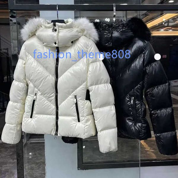 designer women's down jacket embroidered badge winter coat celac fur collar womens winter coats, Black
designer women's down jacket embroidered badge winter coat celac fur collar womens winter coats, Black