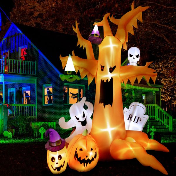 Other Event Party Supplies OurWarm 8Ft Halloween Iatables Dead Tree Ghosts Pumpkins Witch Hats Iatable Decor Outdoor with Built-in LED Lights 230817
Other Event Party Supplies OurWarm 8Ft Halloween Iatables Dead Tree Ghosts Pumpkins Witch Hats Iatable Decor Outdoor with Built-in LED Lights 230817