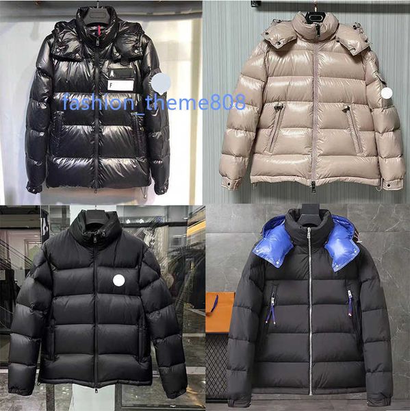 luxury designer men down parkas women's embroidered badge standing neck hooded puffer jacket couple thickened warm loose winter down ja, Black
luxury designer men down parkas women's embroidered badge standing neck hooded puffer jacket couple thickened warm loose winter down ja, Black