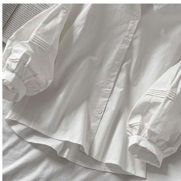 spring womens shirts wear lantern sleeves bubble bubbles winter sense small early clothes, White
spring womens shirts wear lantern sleeves bubble bubbles winter sense small early clothes, White