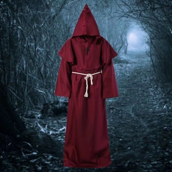 20ss halloween dead cosplay costume,costumes medieval monk suit, monk robe, wizard suit, priest suit, classic fashion, Silver
20ss halloween dead cosplay costume,costumes medieval monk suit, monk robe, wizard suit, priest suit, classic fashion, Silver