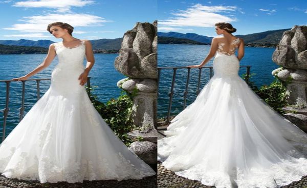 new arrival vestido de noiva lace mermaid wedding dress illusion back chapel train sleeveless bridal gown factory made to ord7212365, White
new arrival vestido de noiva lace mermaid wedding dress illusion back chapel train sleeveless bridal gown factory made to ord7212365, White